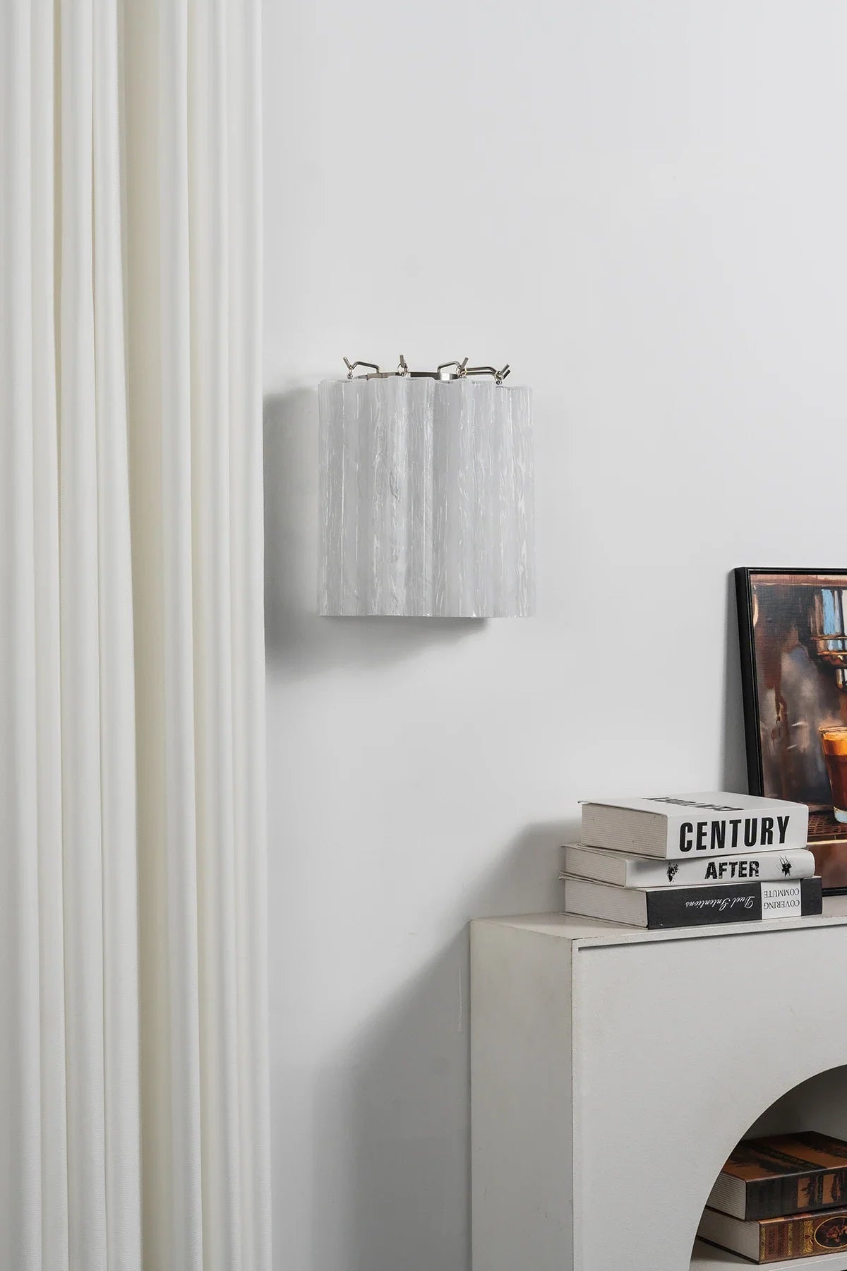 Ondine Tiered Glass Tube Wall Sconce – Glass detail 25