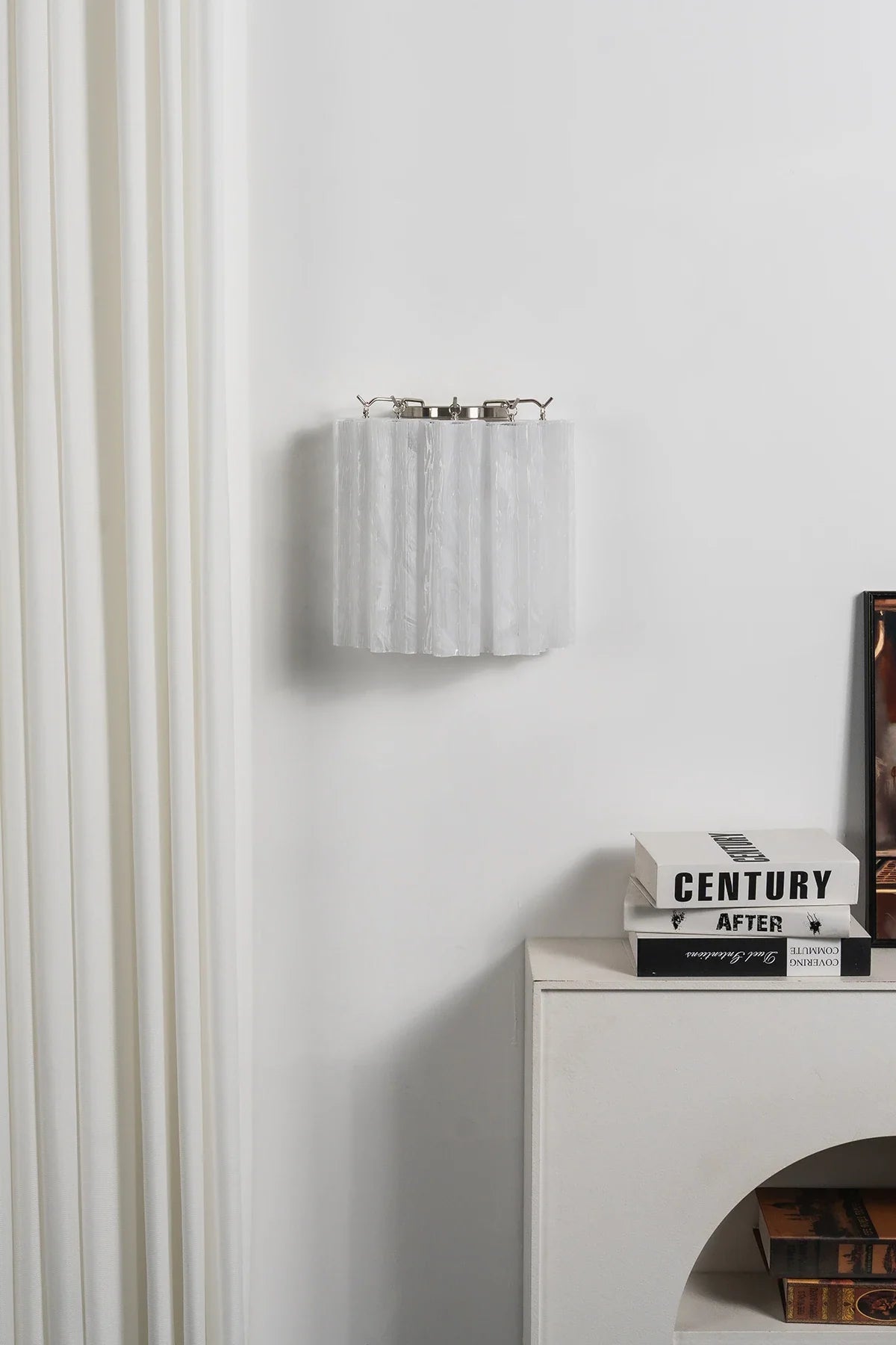 Ondine Tiered Glass Tube Wall Sconce – Glass detail 22