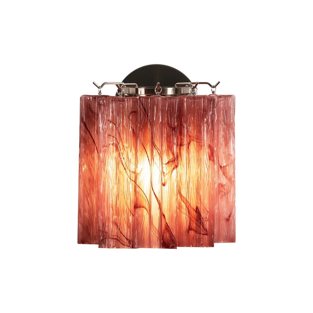 Ondine Tiered Glass Tube Wall Sconce – Glass detail 80