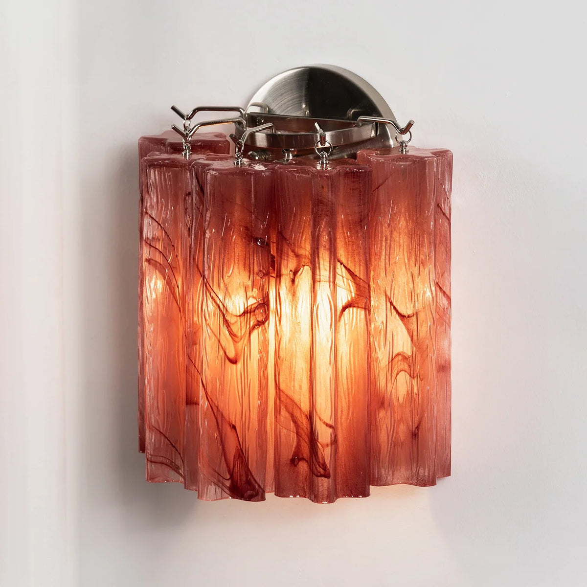 Ondine Tiered Glass Tube Wall Sconce – Glass detail 66