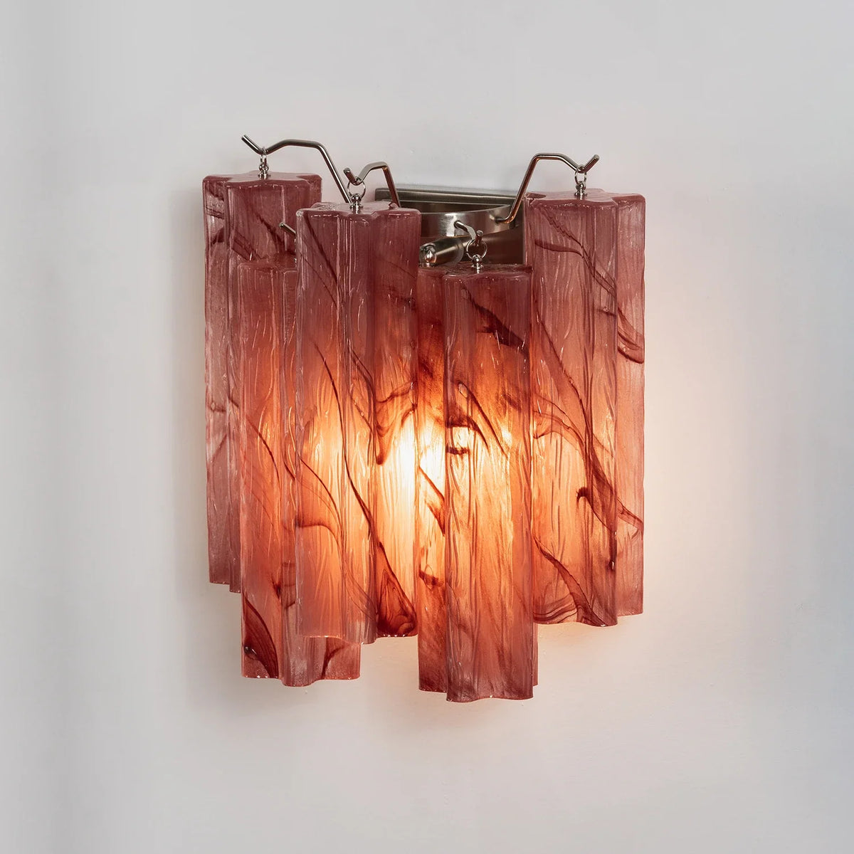 Ondine Tiered Glass Tube Wall Sconce – Glass detail 72