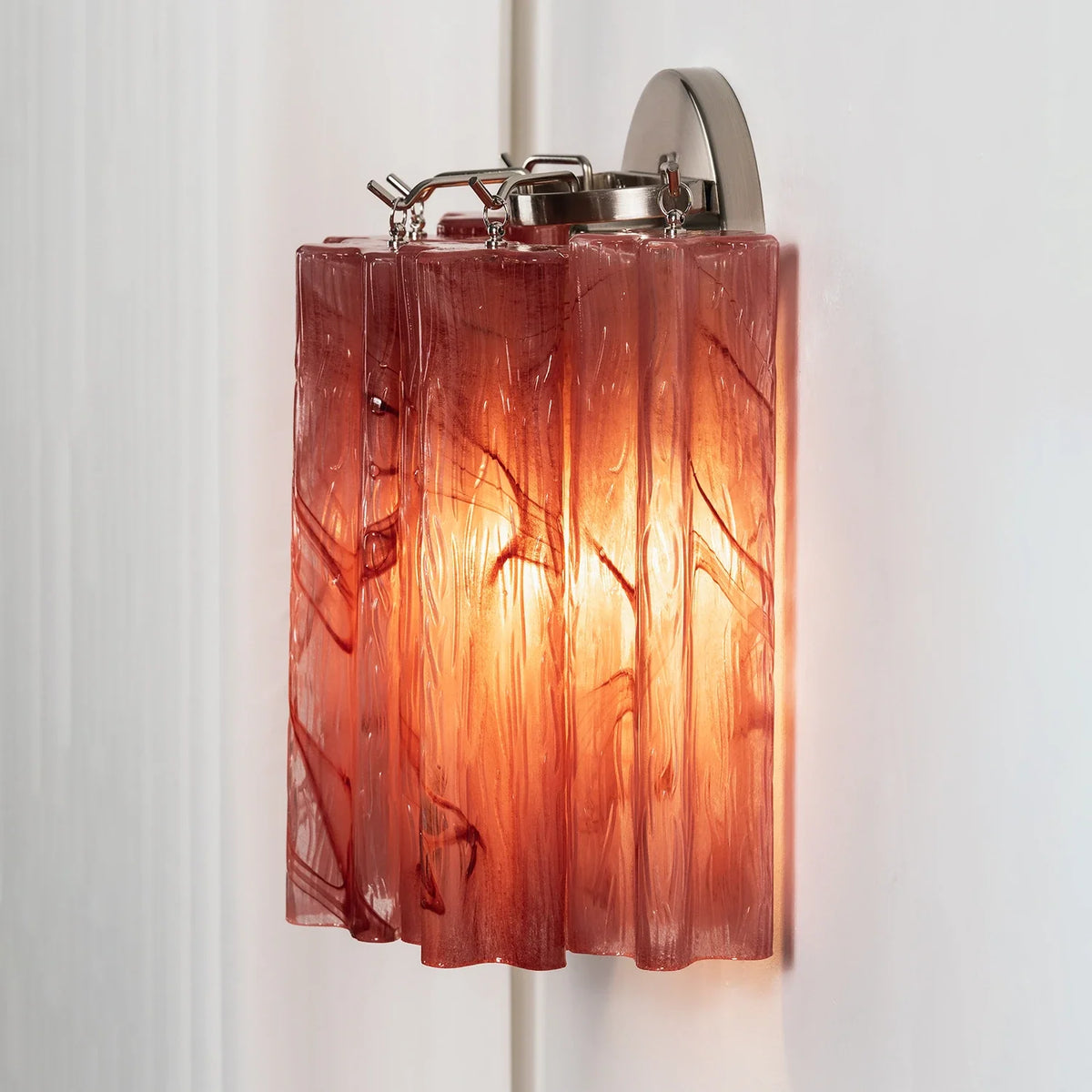 Ondine Tiered Glass Tube Wall Sconce – Glass detail 67