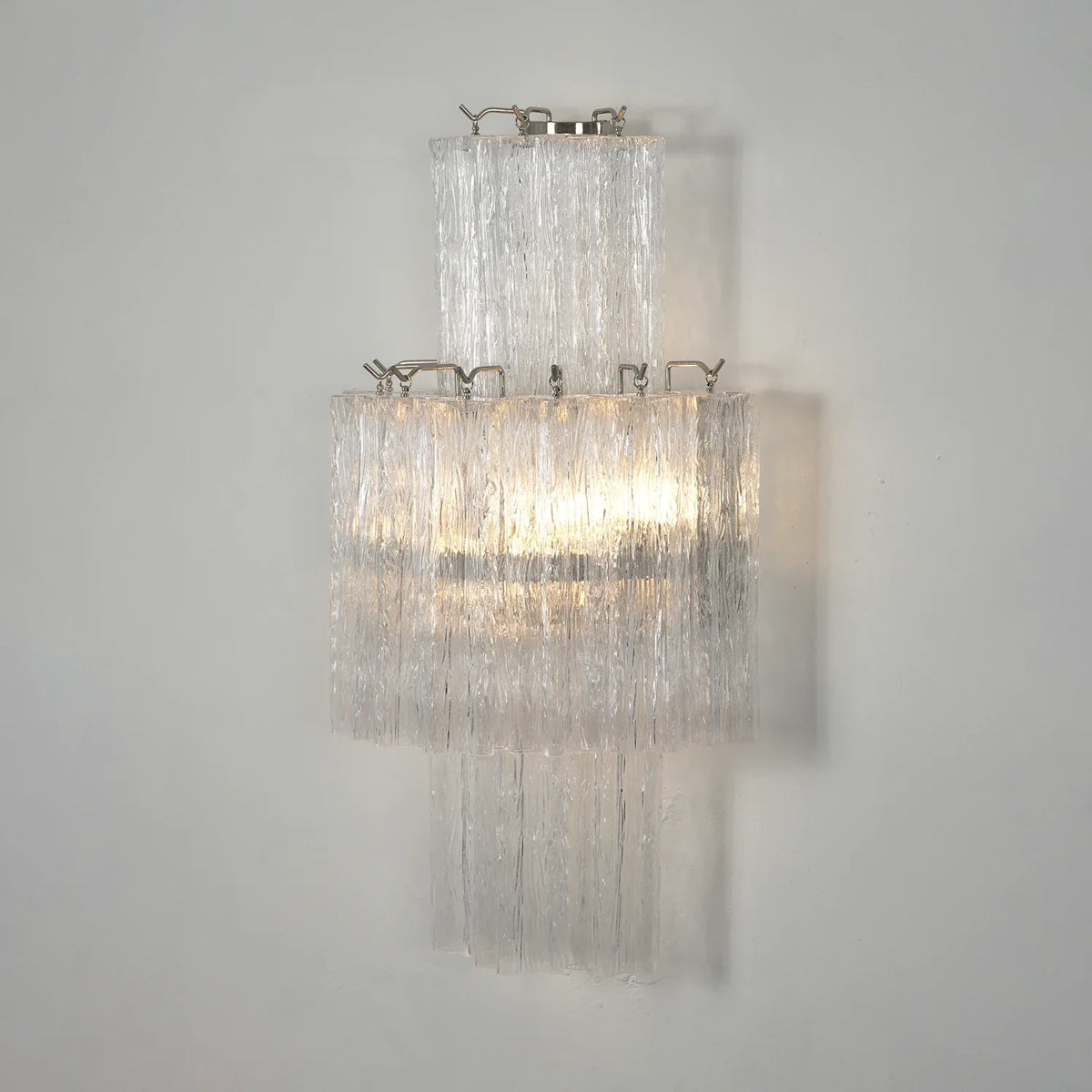 Ondine Tiered Glass Tube Wall Sconce – Glass detail 77