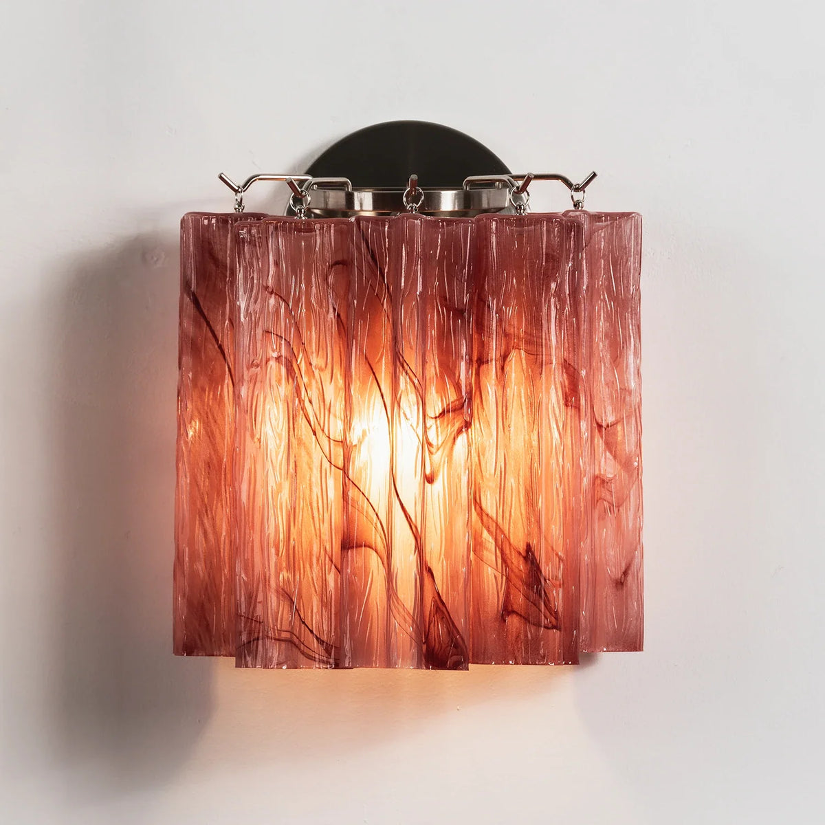 Ondine Tiered Glass Tube Wall Sconce – Glass detail 65