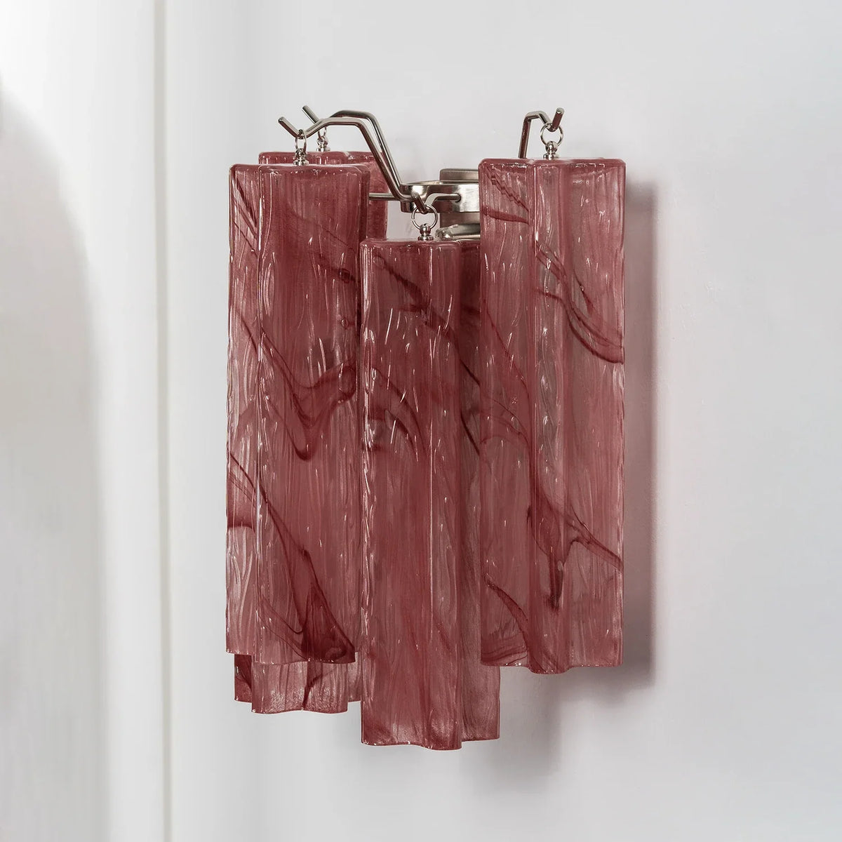 Ondine Tiered Glass Tube Wall Sconce – Glass detail 75