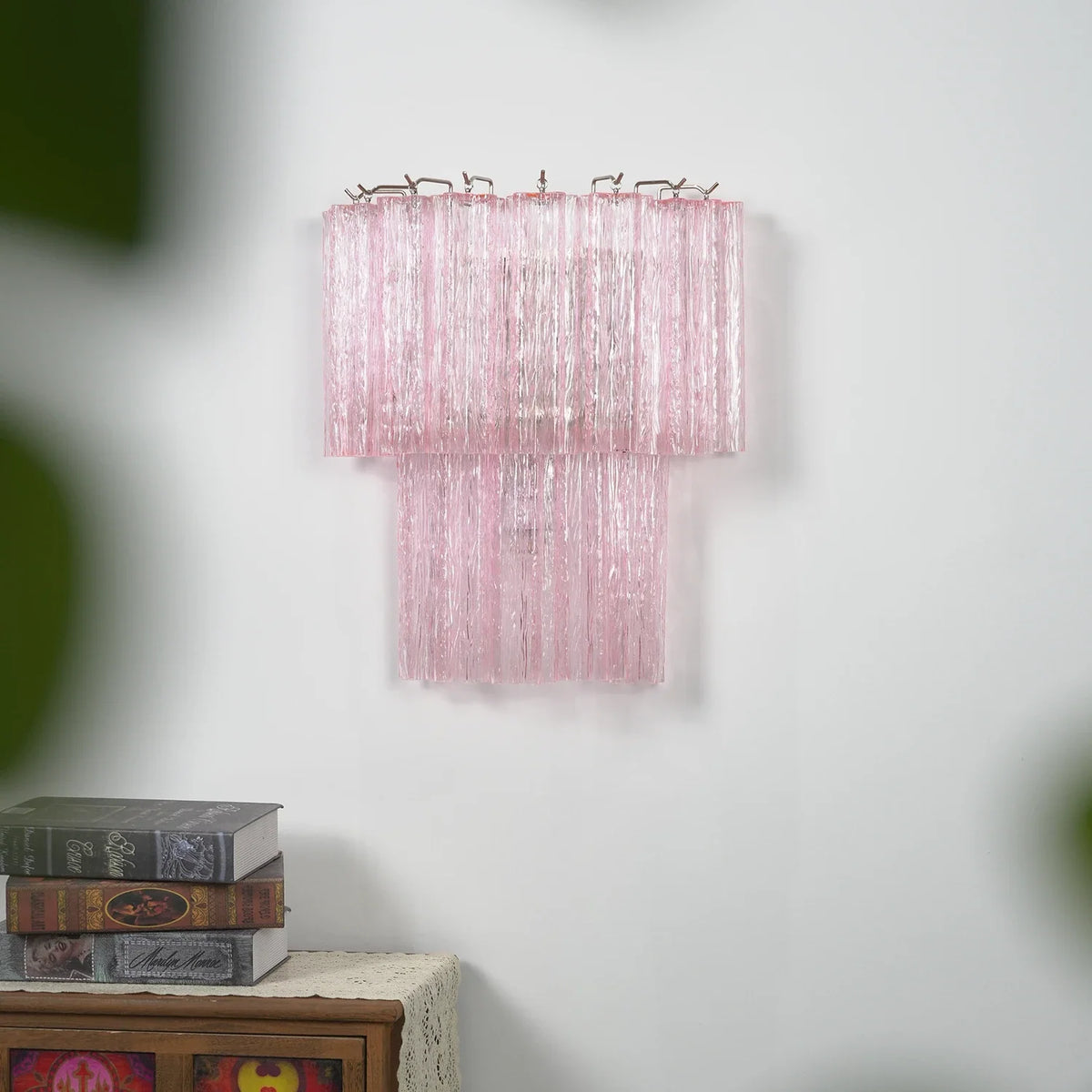 Ondine Tiered Glass Tube Wall Sconce – Glass detail 46