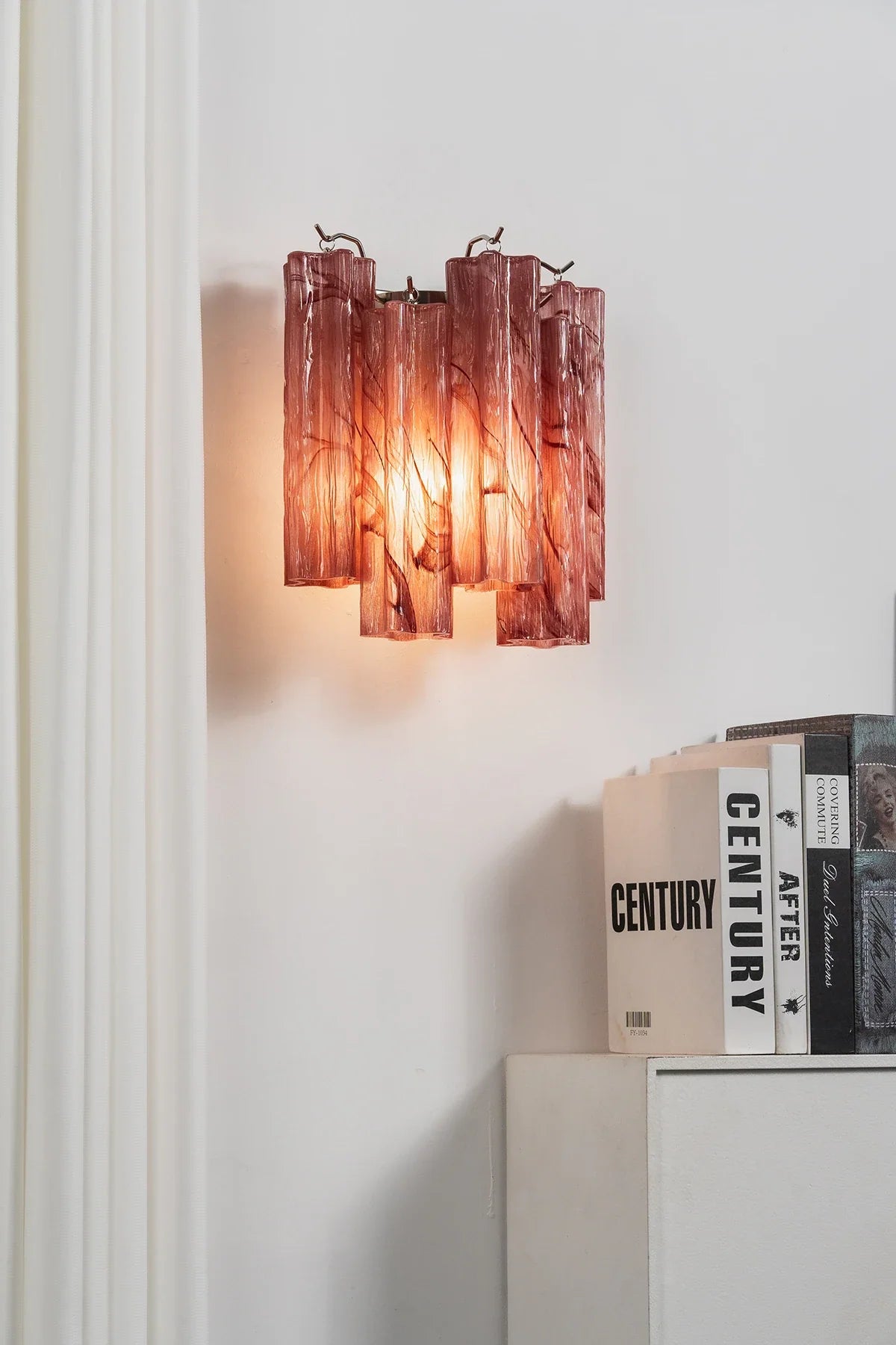 Ondine Tiered Glass Tube Wall Sconce – Glass detail 33