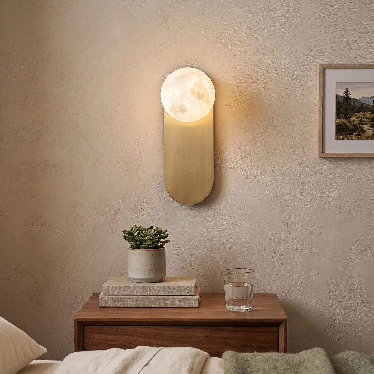 Oval Adrion Alabaster Spherical Wall Light – Alabaster detail 2