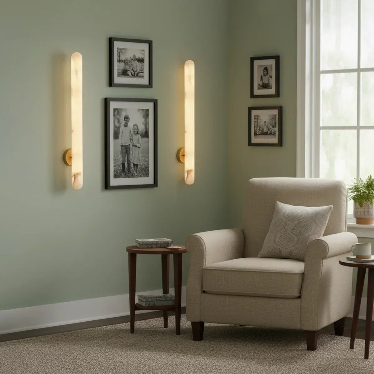 Oval Alunari Alabaster Wall Sconce – Alabaster detail 19