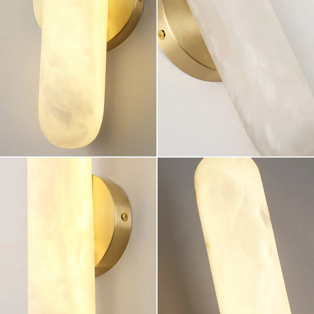 Oval Alunari Alabaster Wall Sconce – Alabaster detail 20