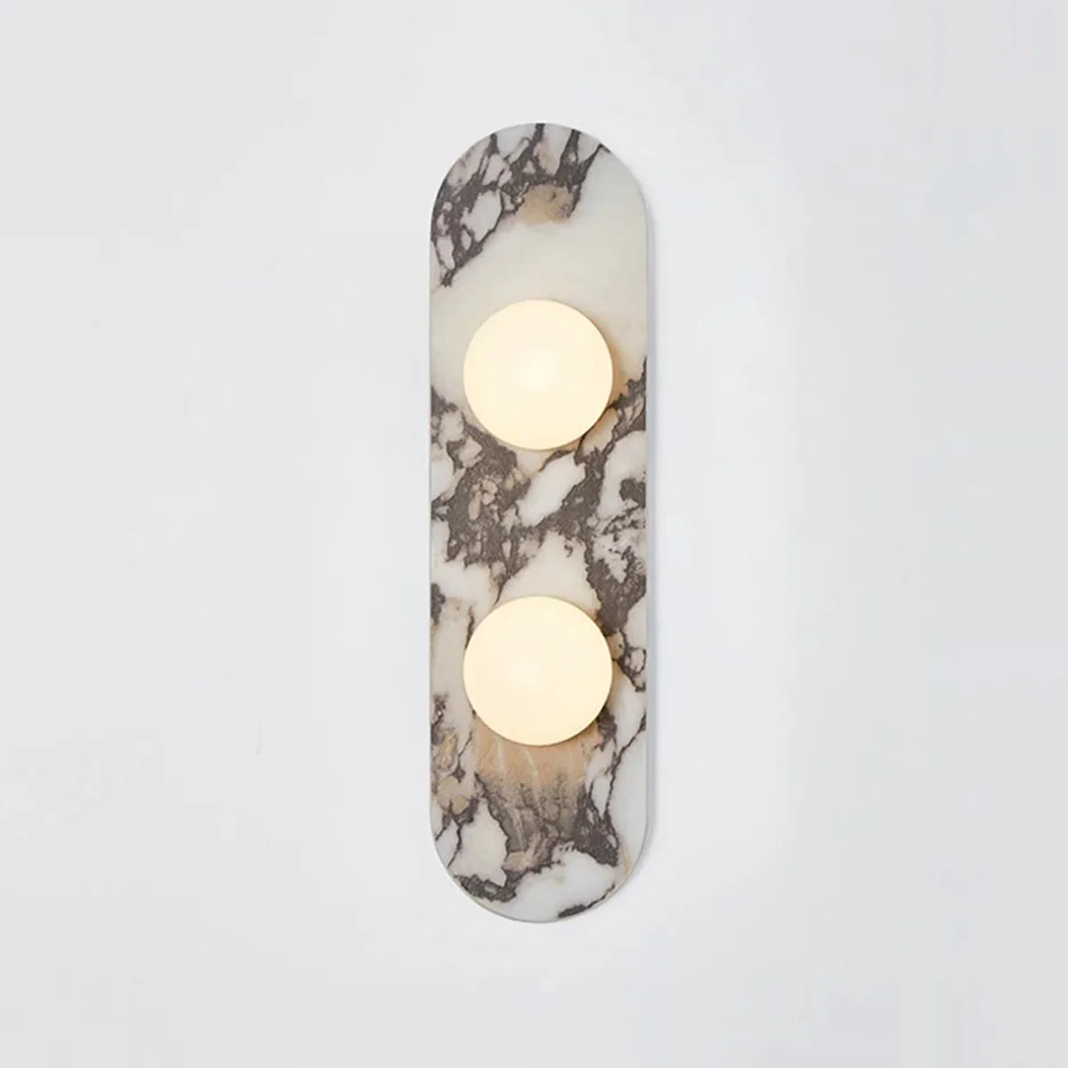 Oval Marble Modulo Glass Wall Lamp – Marble detail 12
