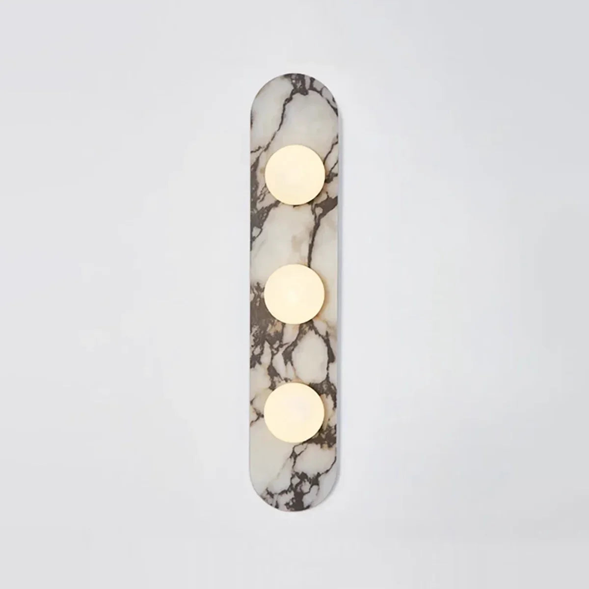 Oval Marble Modulo Glass Wall Lamp – Marble detail 13