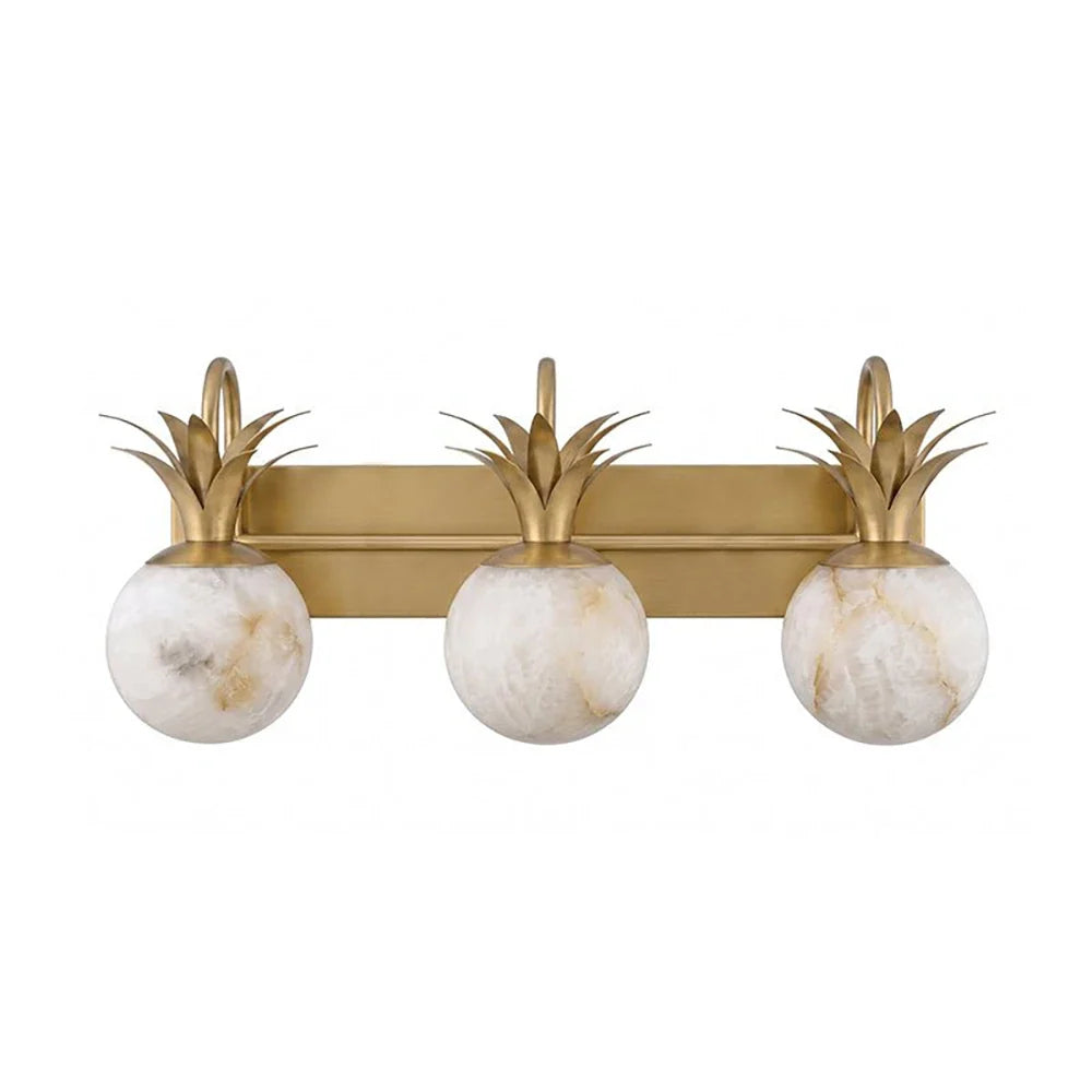 Palmyra Alabaster Globe Palm Wall Sconce – Alabaster detail 25