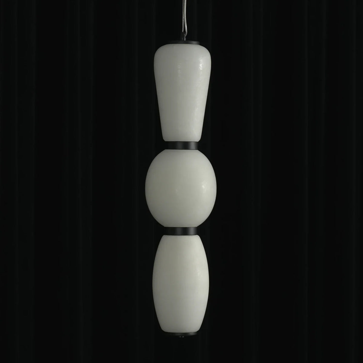 Perrine Stacked Alabaster Pendant Light – Alabaster detail 17