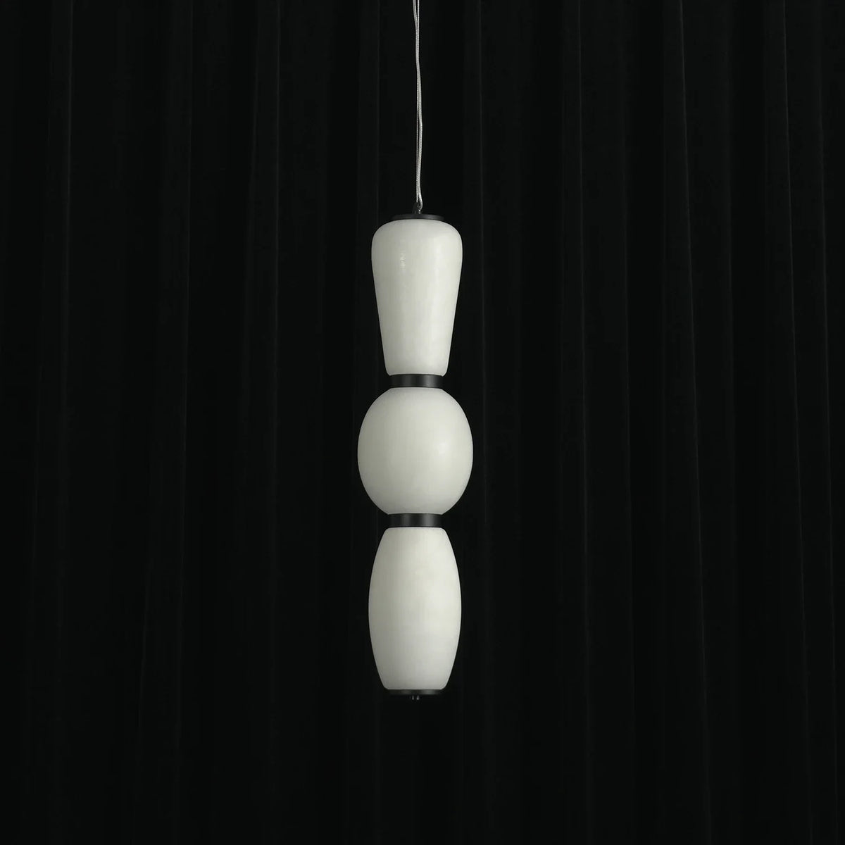 Perrine Stacked Alabaster Pendant Light – Alabaster detail 16