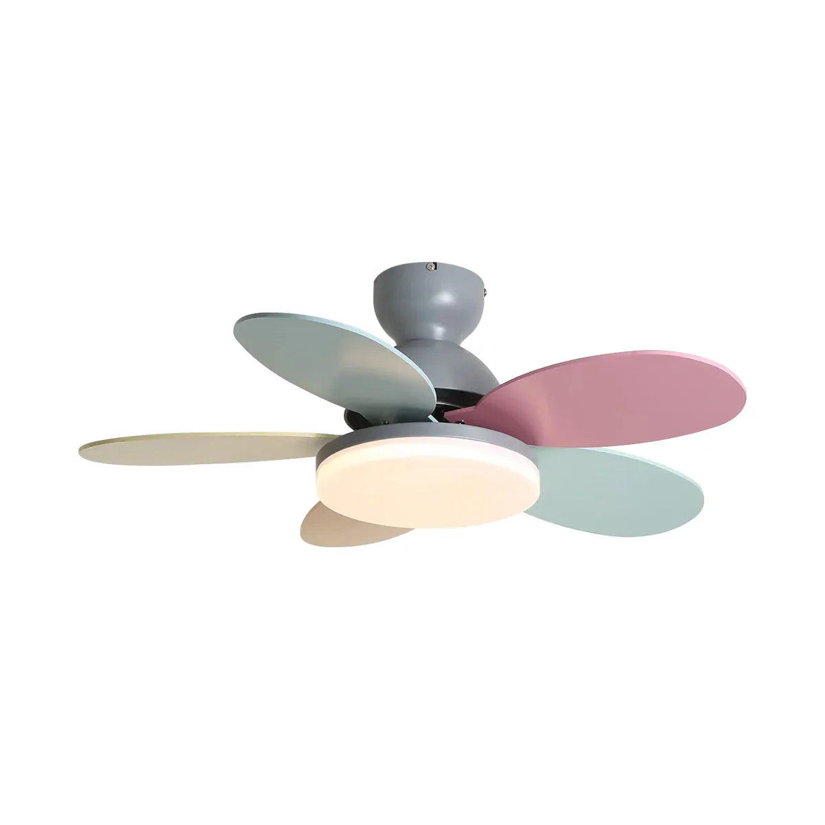 Petal Shaped Petalo Copper Ceiling Fan Light – Copper detail 24