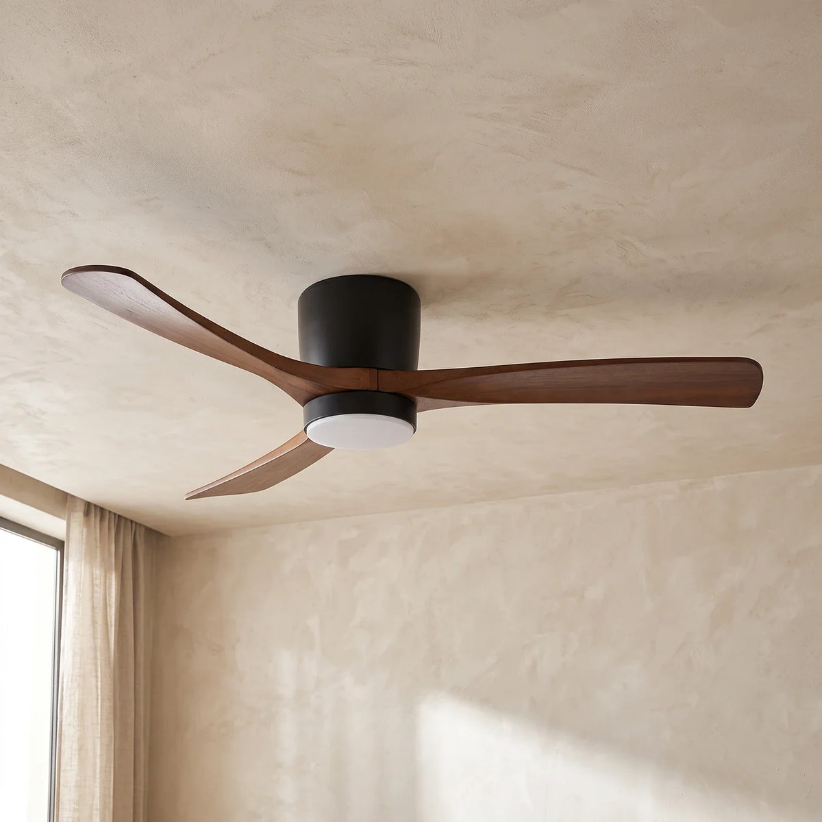 Propeller Style Wooden Copper Ceiling Fan Light – Copper detail 27