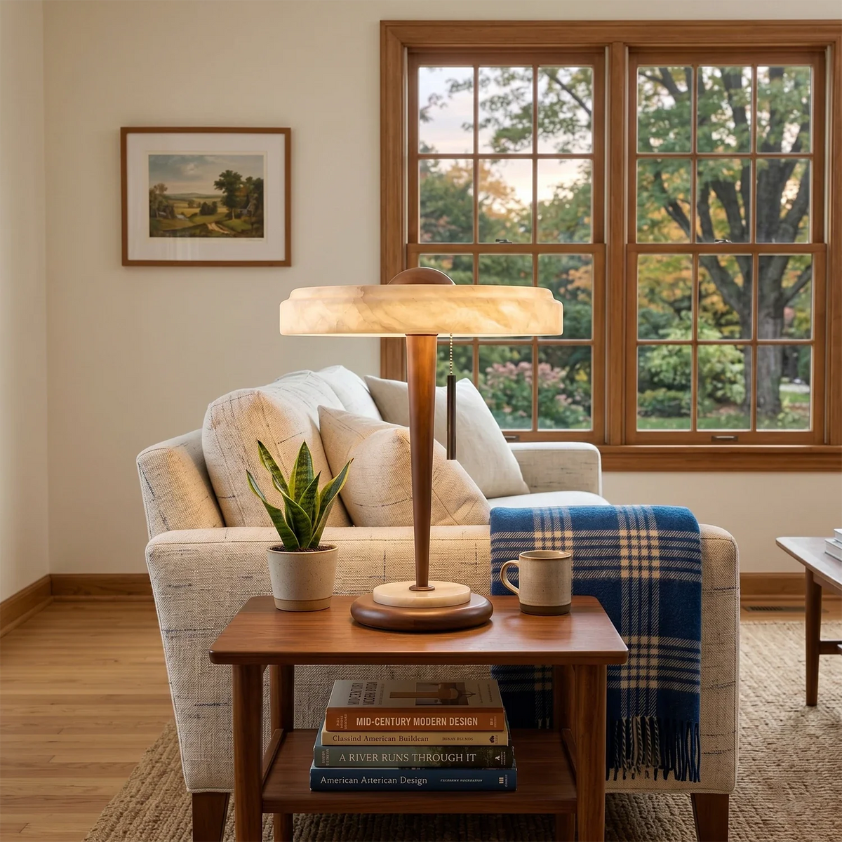 Quiet Alabaster Table Lamp – Alabaster detail 3