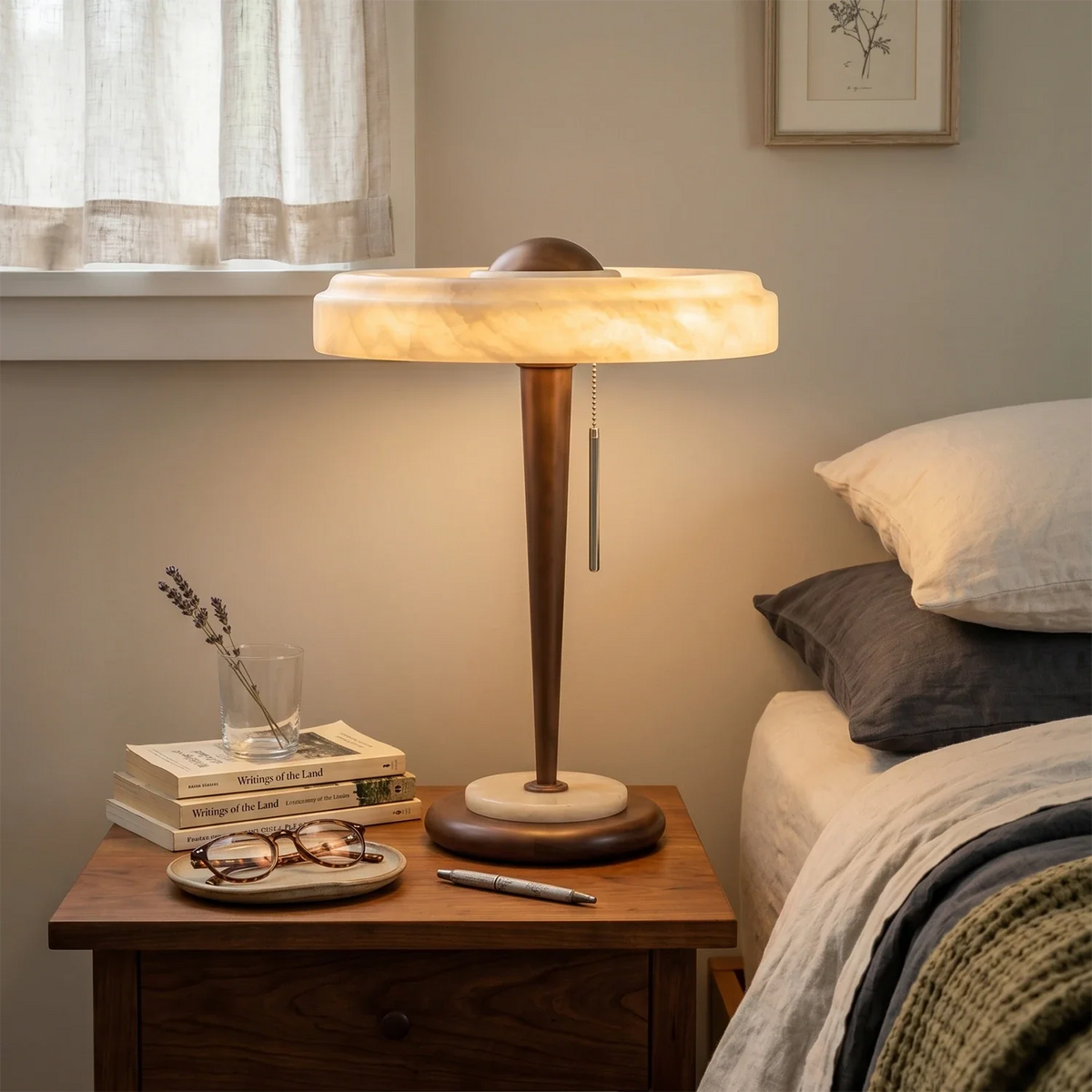 Quiet Alabaster Table Lamp – Alabaster detail 10