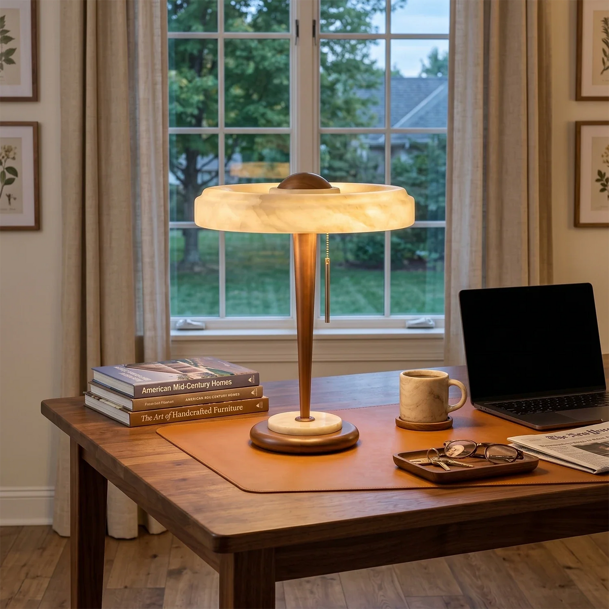 Quiet Alabaster Table Lamp – Alabaster detail 11