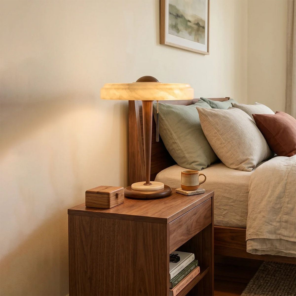Quiet Alabaster Table Lamp – Alabaster detail 6