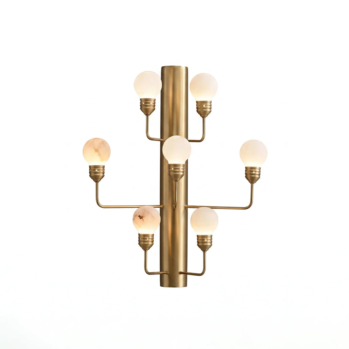 Raggiera Alabaster Globe Wall Sconce
