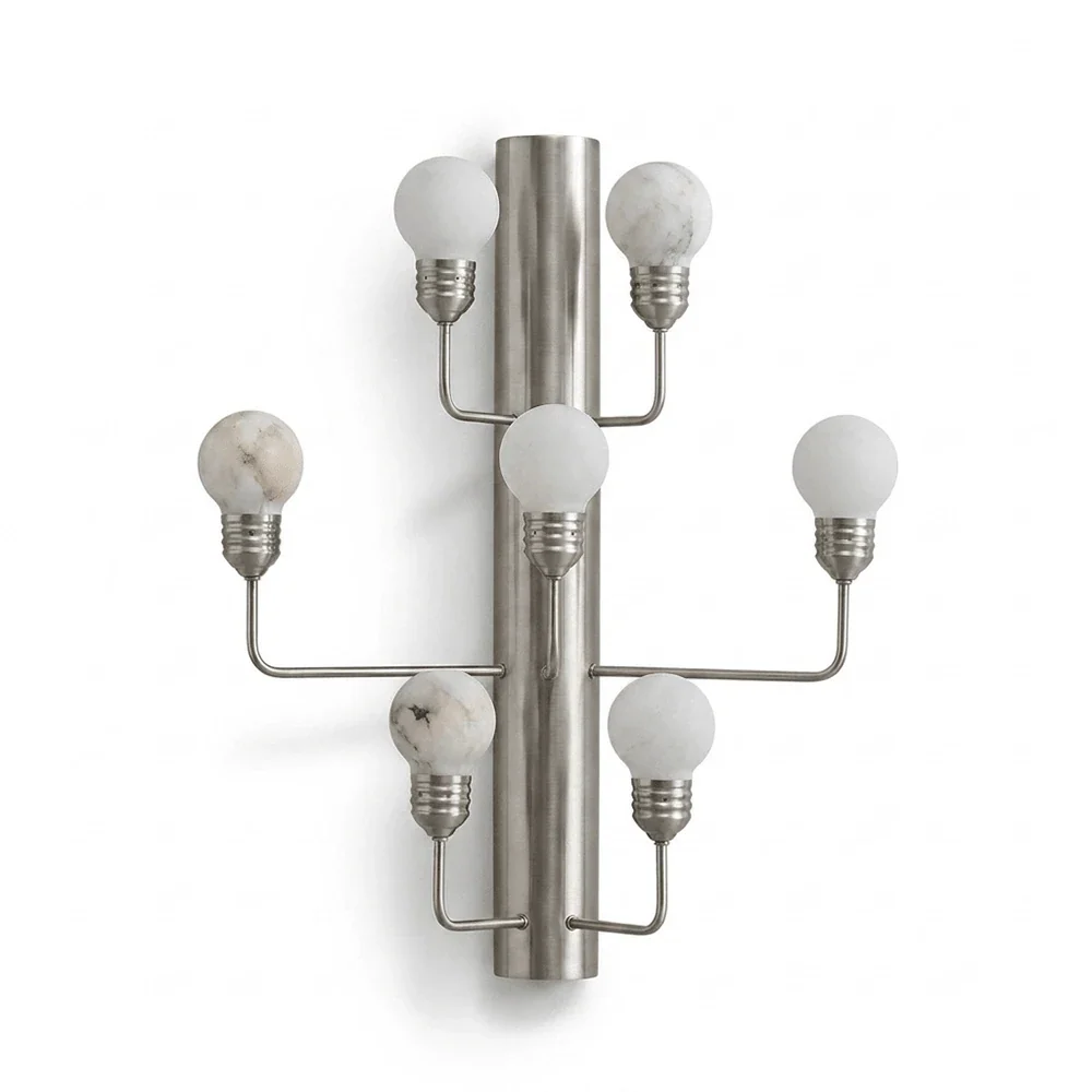 Raggiera Alabaster Globe Wall Sconce – Alabaster detail 15