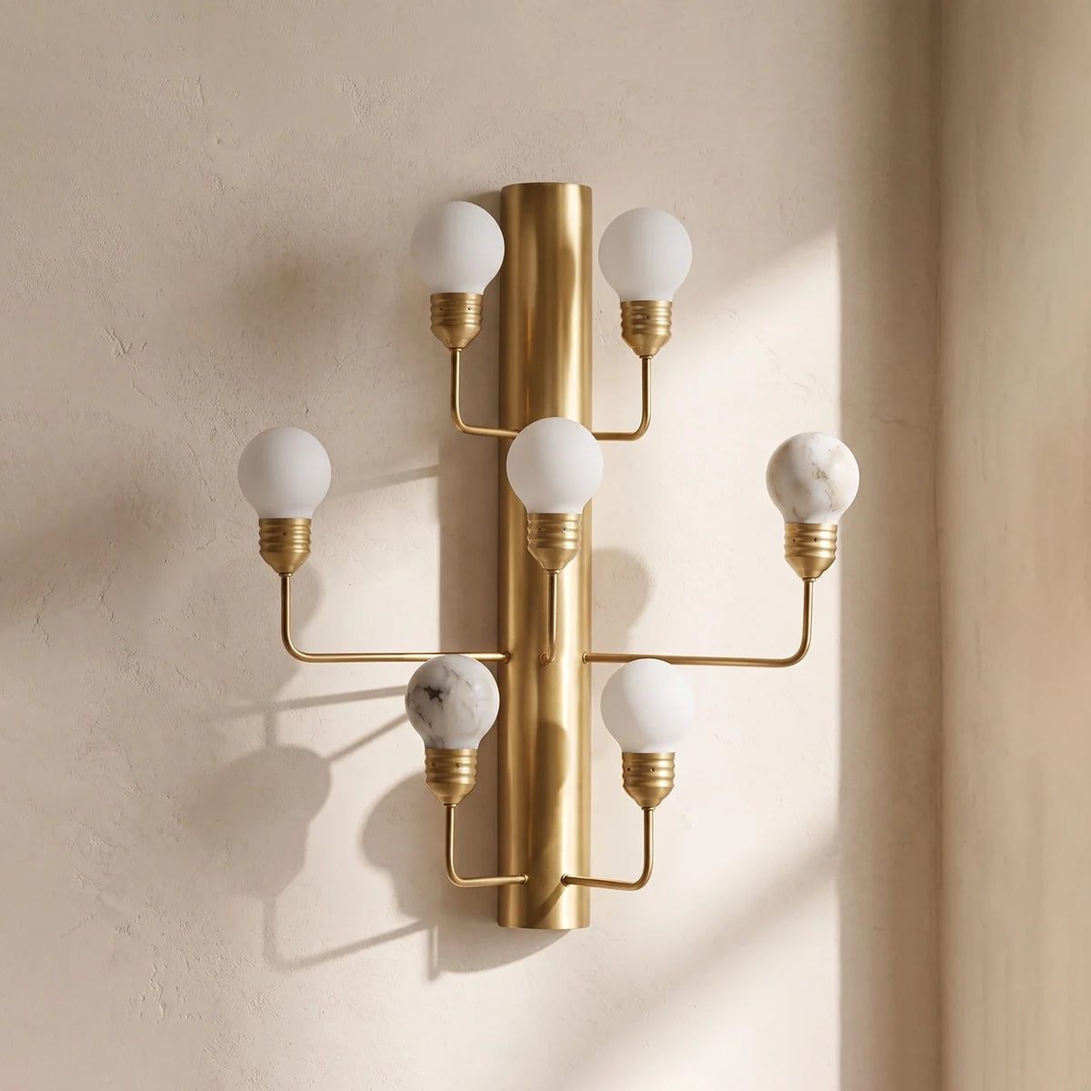 Raggiera Alabaster Globe Wall Sconce – Alabaster detail 17