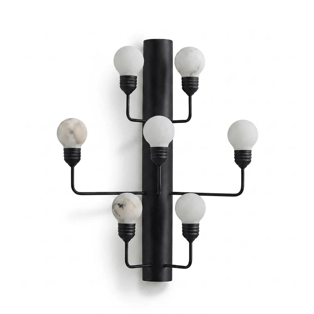 Raggiera Alabaster Globe Wall Sconce – Alabaster detail 16