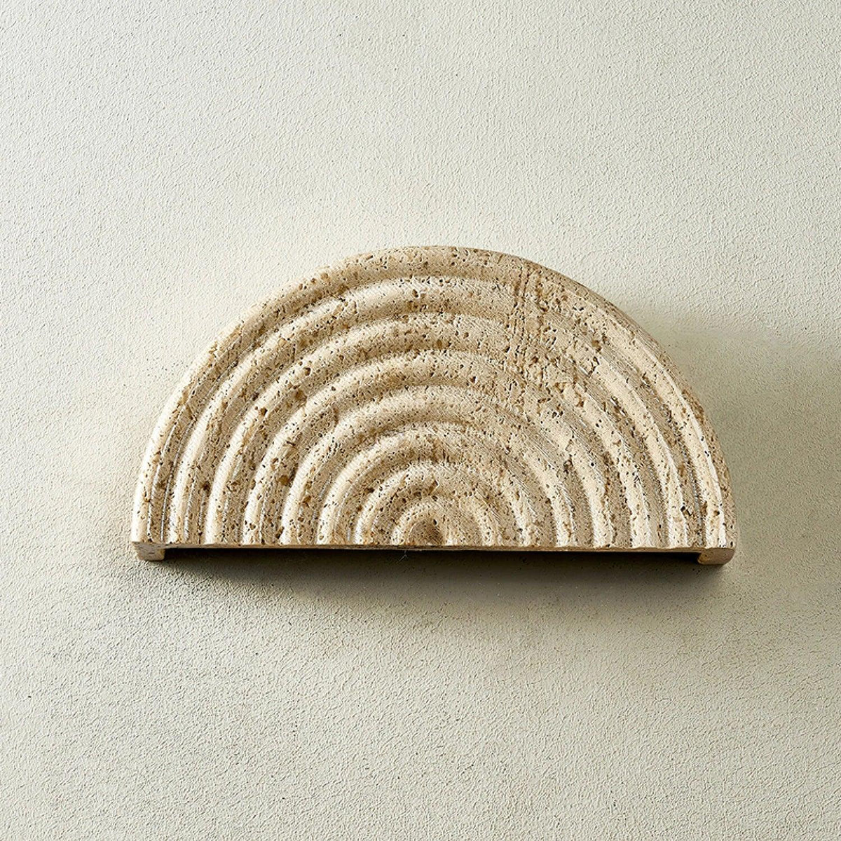 Rainbow Arched Travertine Wall Lamp – Travertine detail 14