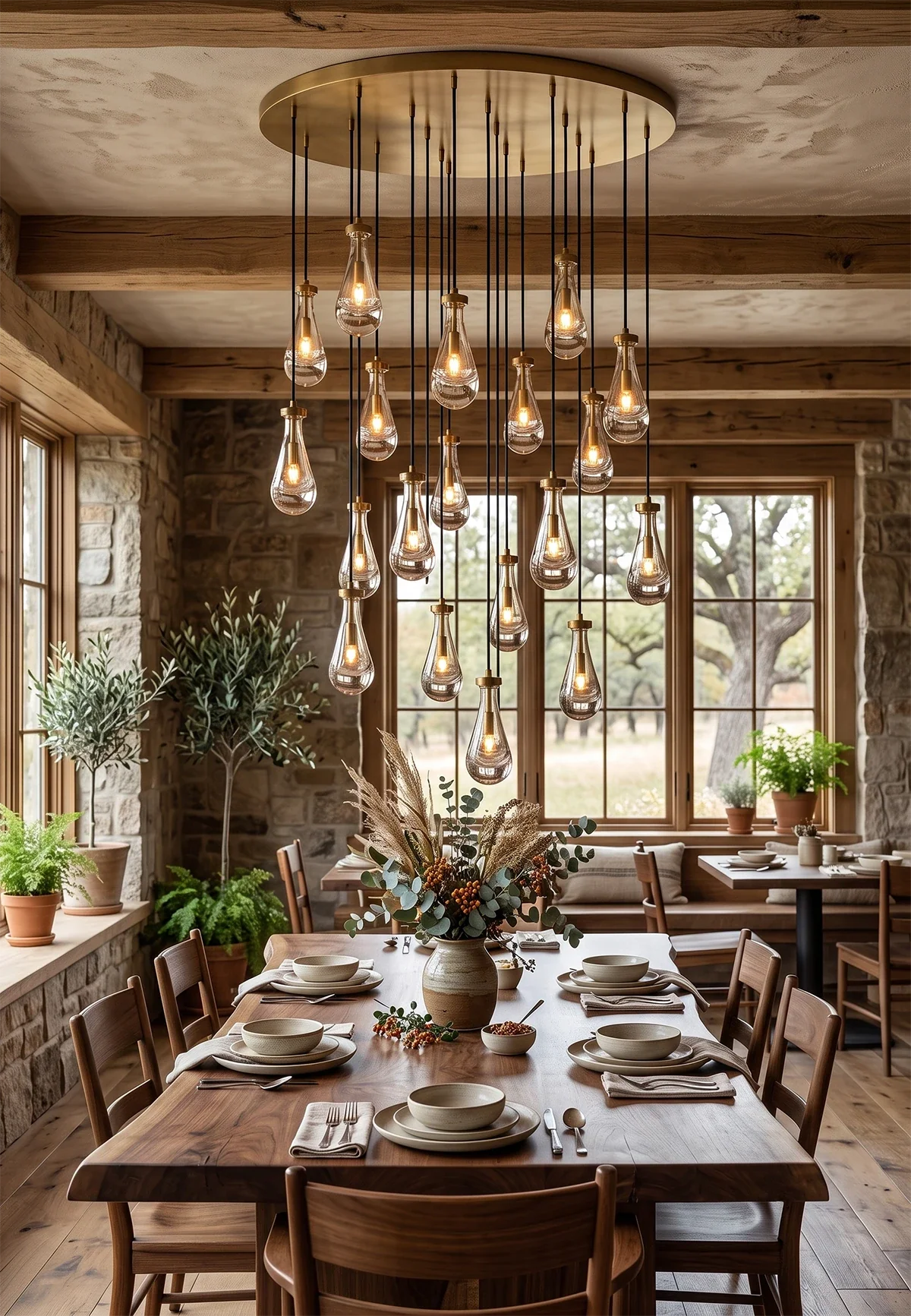 Raindrop Linear Crystal Chandelier – Crystal detail 10