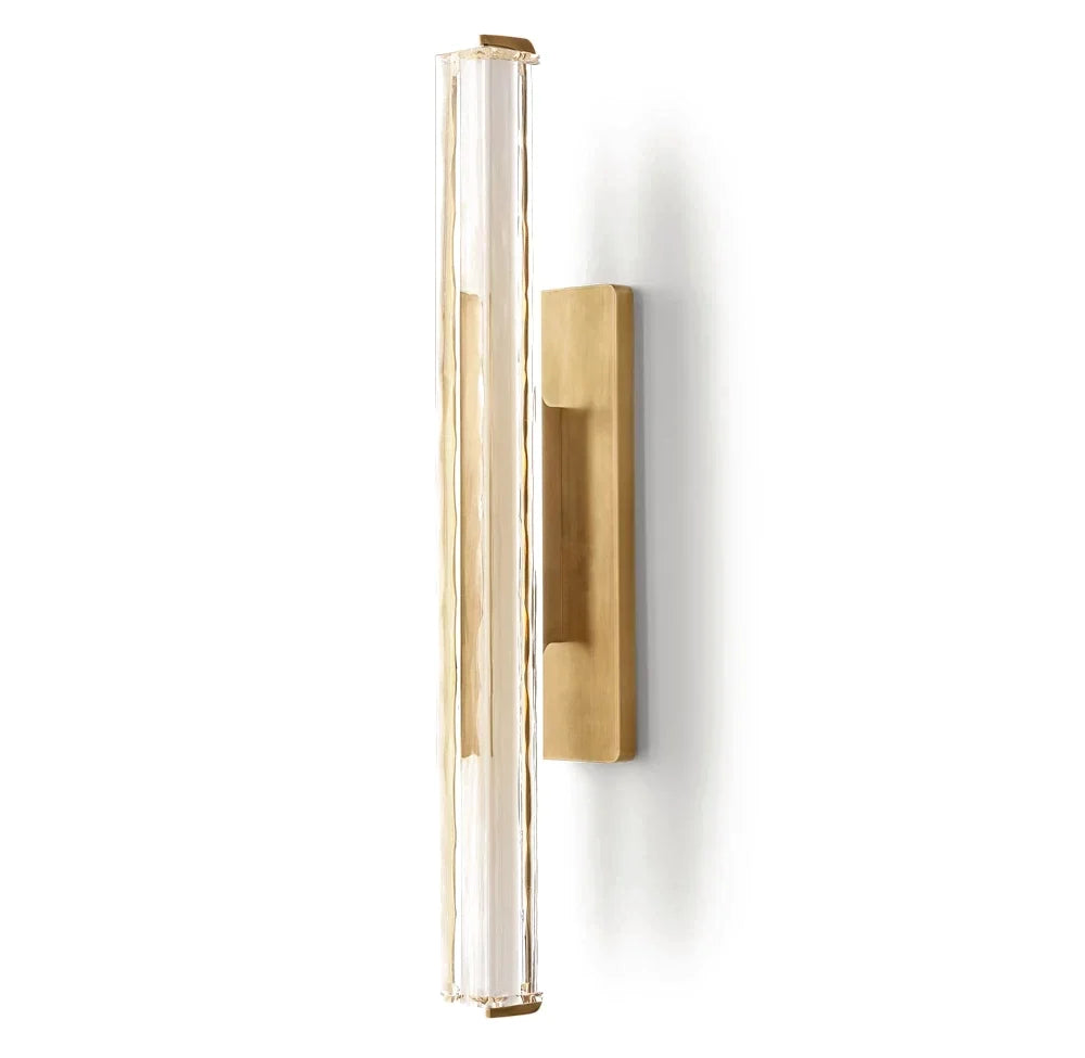 Rainer Faceted Crystal Bar Sconce – Crystal detail 26