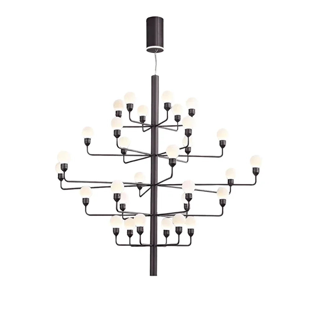 Ramelle Alabaster Tiered Branch Chandelier – Alabaster detail 22