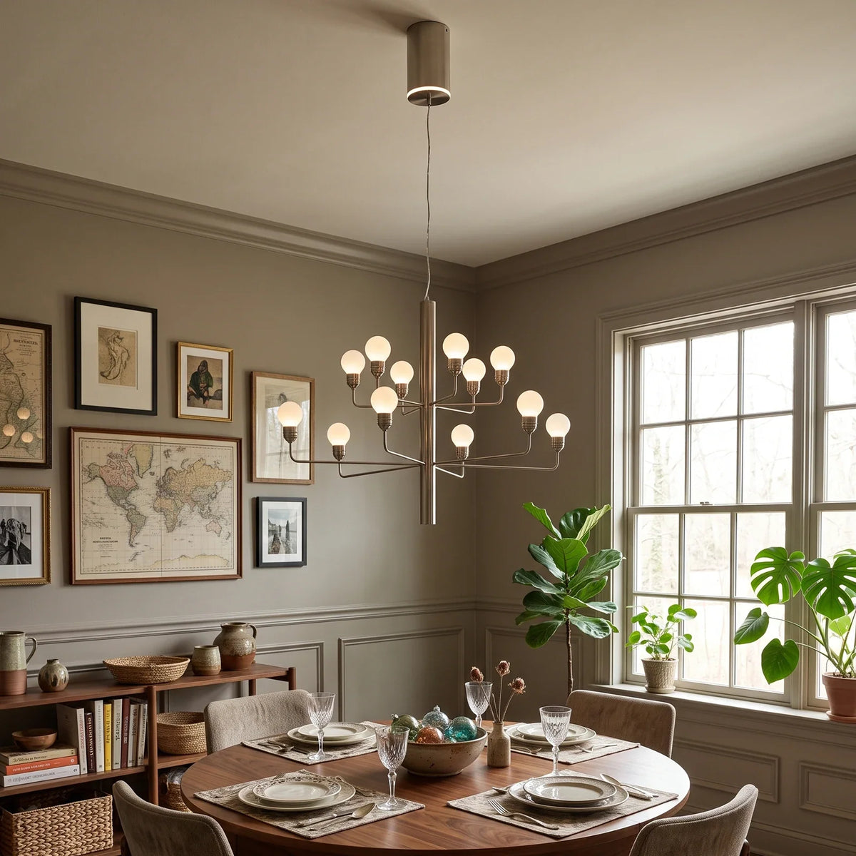 Ramelle Alabaster Tiered Branch Chandelier – Alabaster detail 6