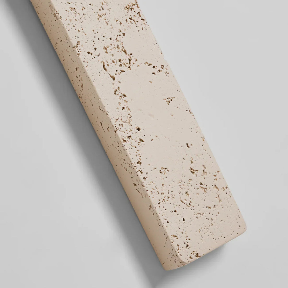 Rectangle Asymmetrical Travertine Wall Sconce – Travertine detail 25