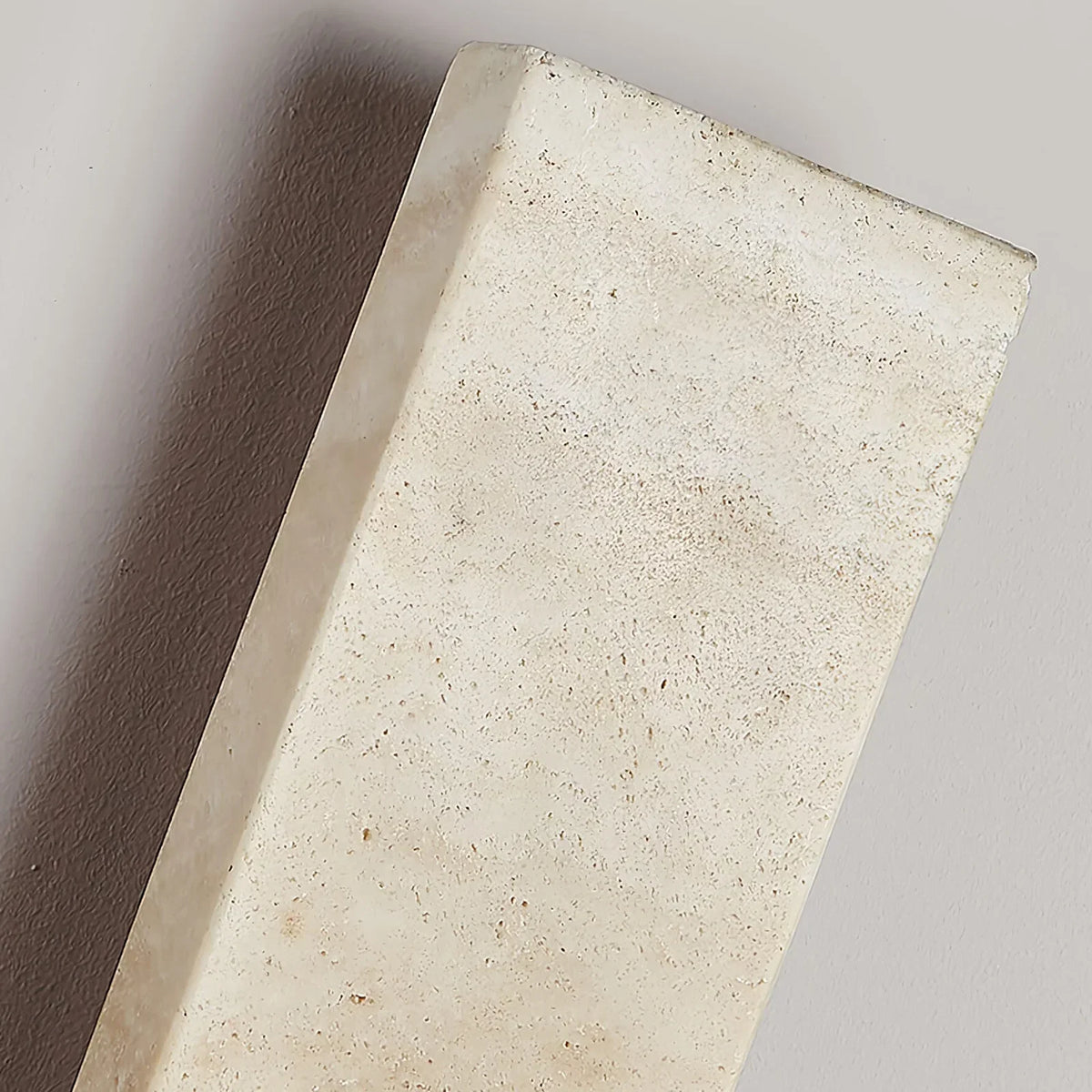 Rectangular Solis Stone Travertine Wall Light – Travertine detail 9