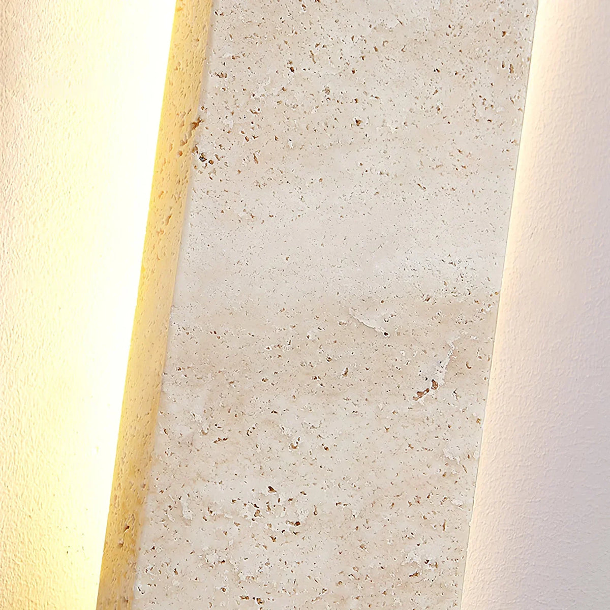 Rectangular Solis Stone Travertine Wall Light – Travertine detail 8