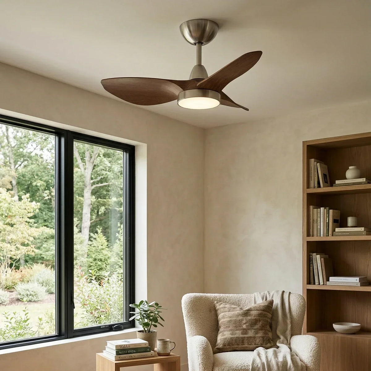 Retro Aero-Glide Stylish Copper Ceiling Fan Light – Copper detail 7