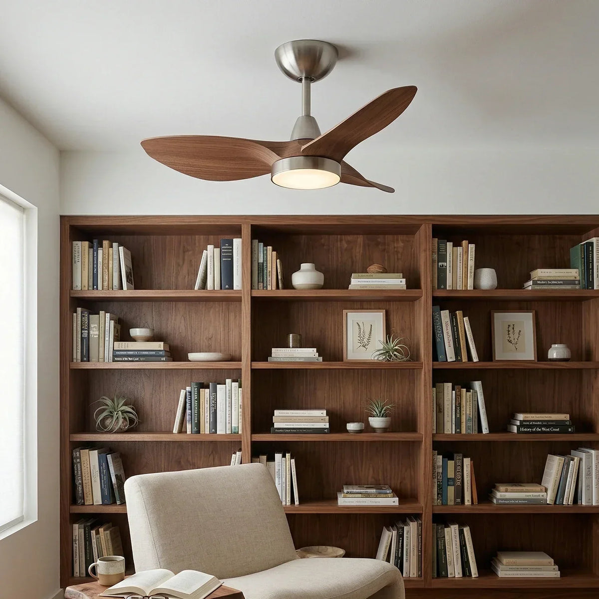 Retro Aero-Glide Stylish Copper Ceiling Fan Light – Copper detail 8