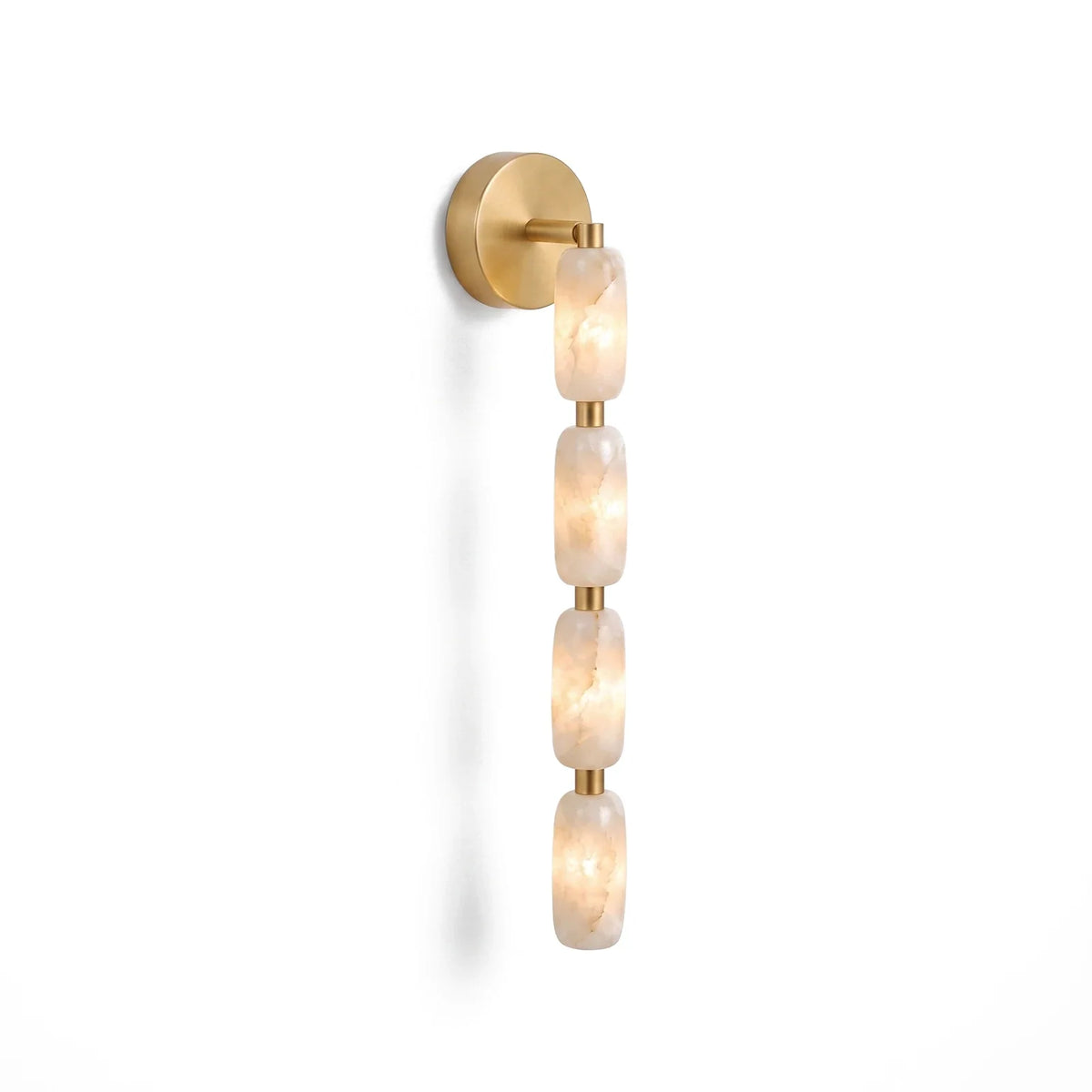 Rivelle Beaded Alabaster Wall Sconce – Alabaster detail 20