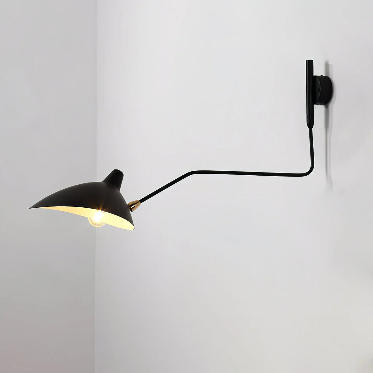 Rotating Serge Mouille Copper Wall Sconce – Copper detail 12