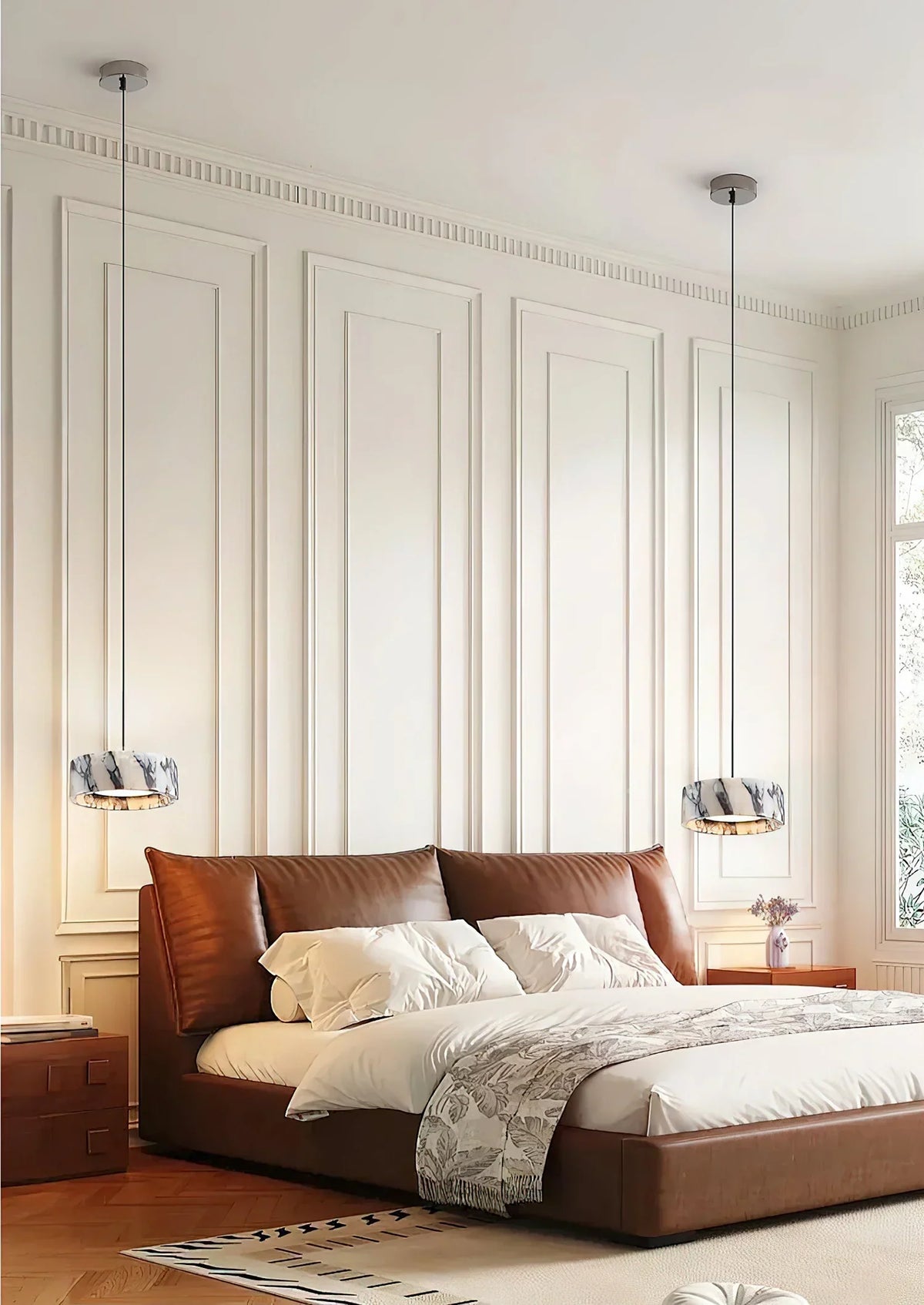 Round Marble Elancourt Pendant Lamp – Marble detail 19