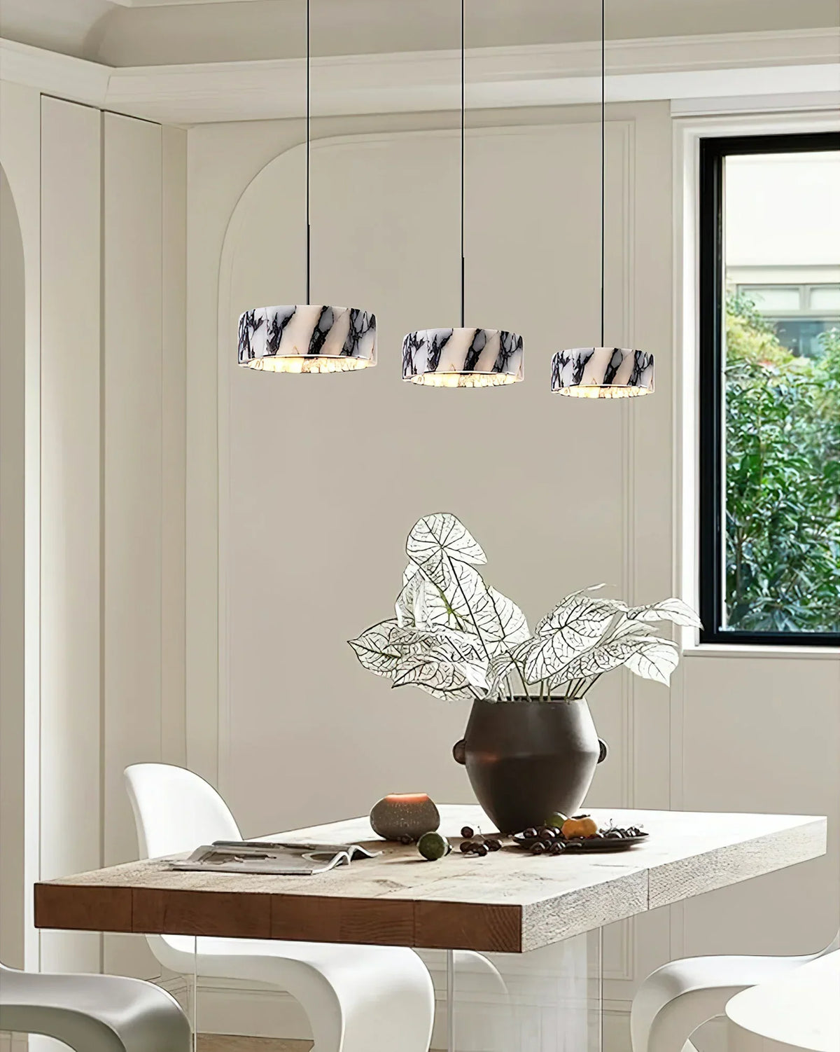 Round Marble Elancourt Pendant Lamp – Marble detail 20