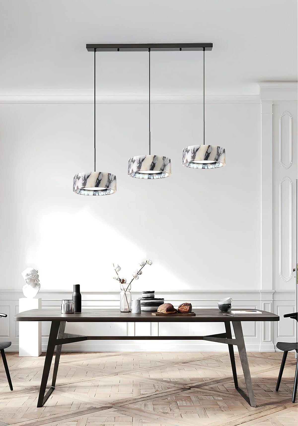 Round Marble Elancourt Pendant Lamp – Marble detail 16