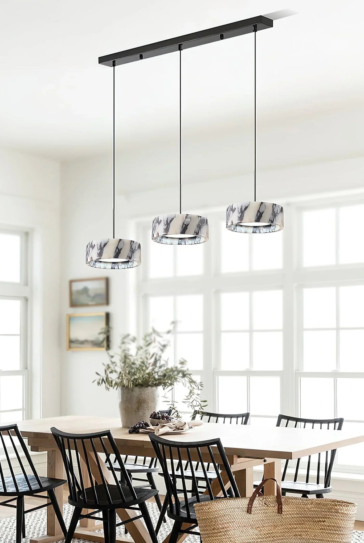 Round Marble Elancourt Pendant Lamp – Marble detail 9
