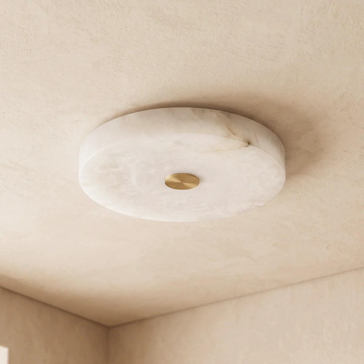 Round Sophie Alabaster Ceiling Lamp – Alabaster detail 18