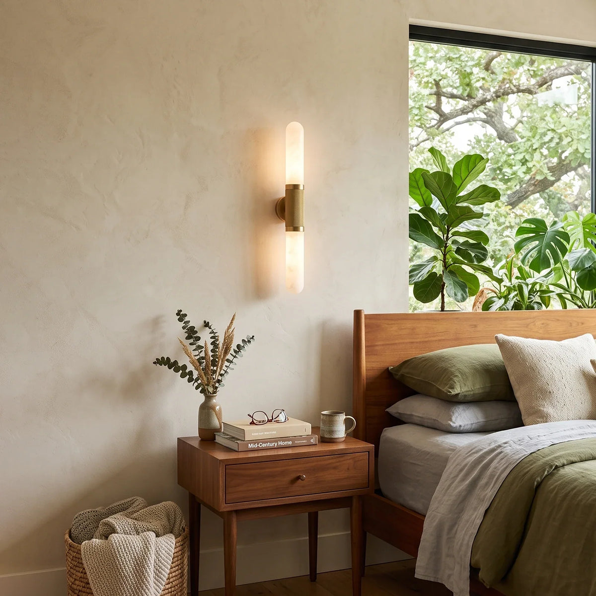 Sartelle Alabaster Wall Sconce – Alabaster detail 3