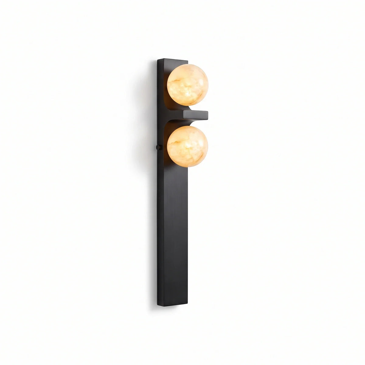 Selene Twin Alabaster Wall Sconce – Alabaster detail 13