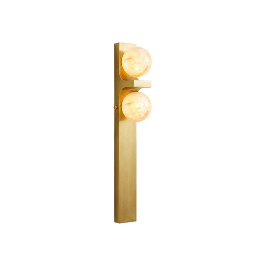 Selene Twin Alabaster Wall Sconce
