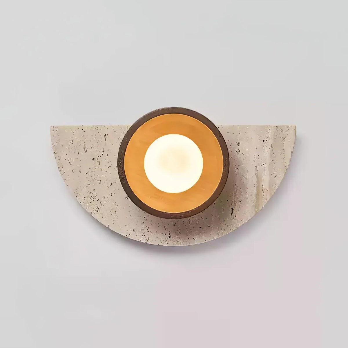 Semicircular Travertine Wall Light – Travertine detail 13